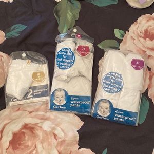 Gerber waterproof training pants 18 mos, 2T